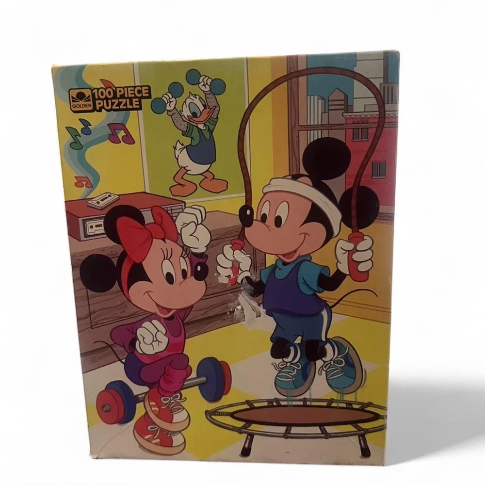Disney Mickey and Minnie‎ vintage 1986 100 Piece Puzzle